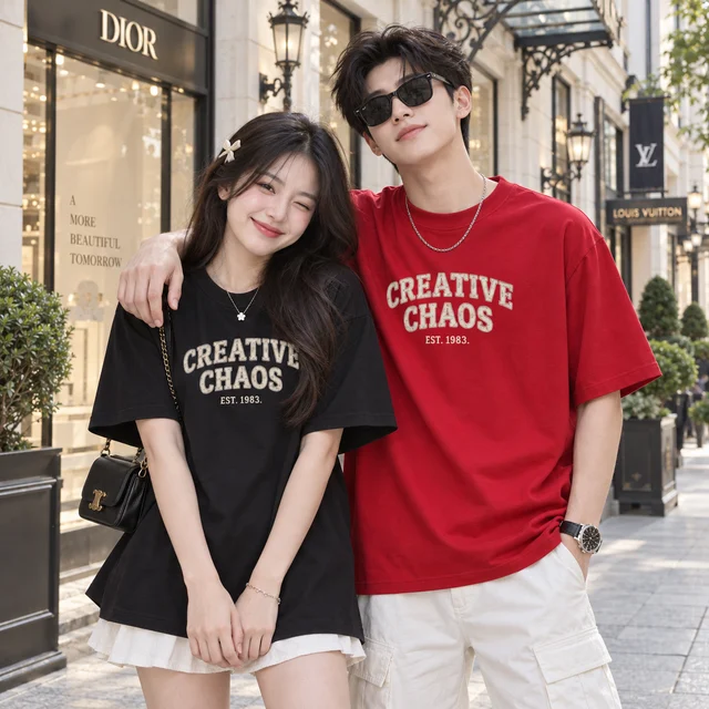 Áo Thun Creative Chaos Oversize Unisex | TTP Fashion