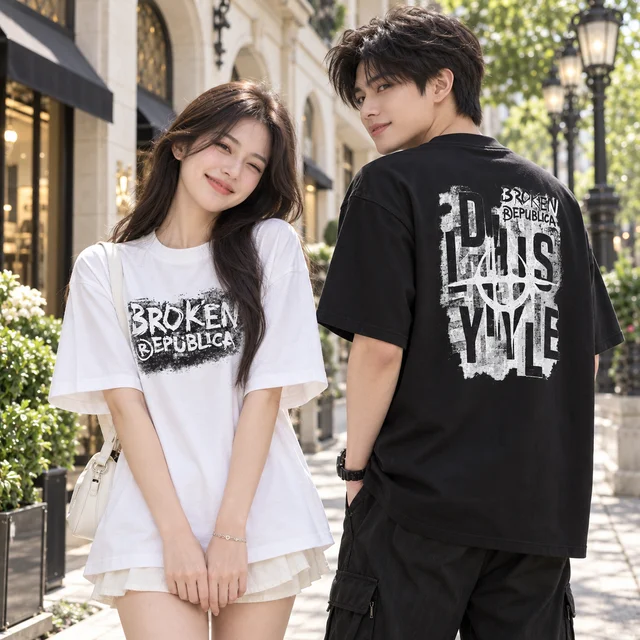 Áo Thun Oversize Broken Republica PHIS Style Form Rộng Unisex | TTP FASHION