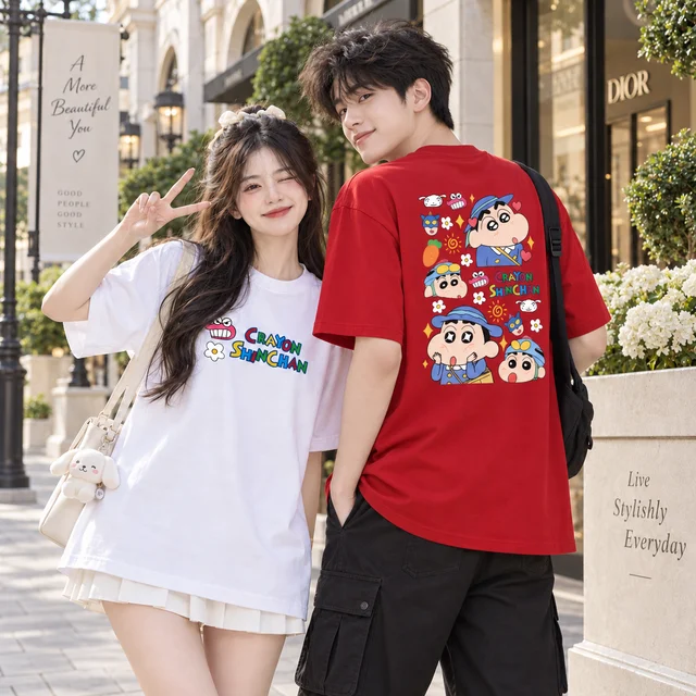 Áo Thun Oversize Crayon Shin-chan Graphic Unisex | TTP Fashion