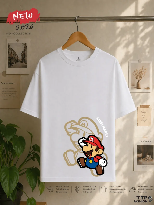 Áo Thun Cotton Oversize Retro Gamer Graphic Form Rộng Unisex | TTP FASHION